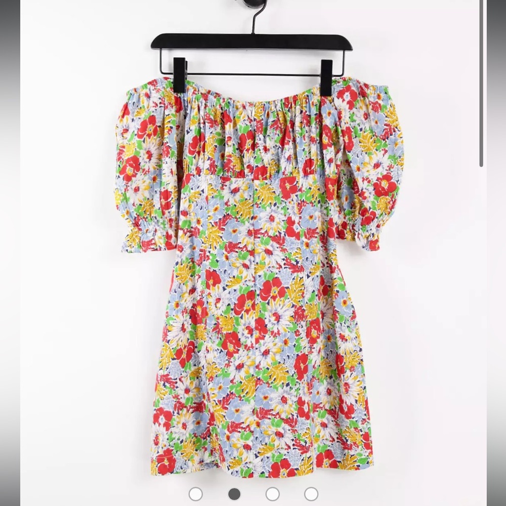 ASOS floral print mini dress